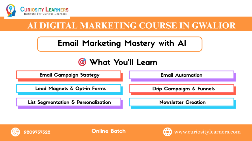 best digital marketing course with ai in Gwalior